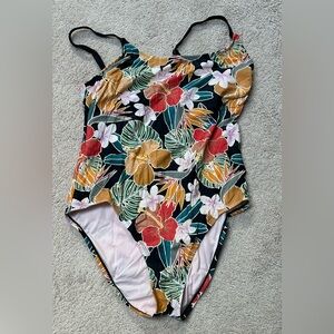 Hurley Ladies' One-Piece UPF 50+ 4-Way Stretch Swimsuit